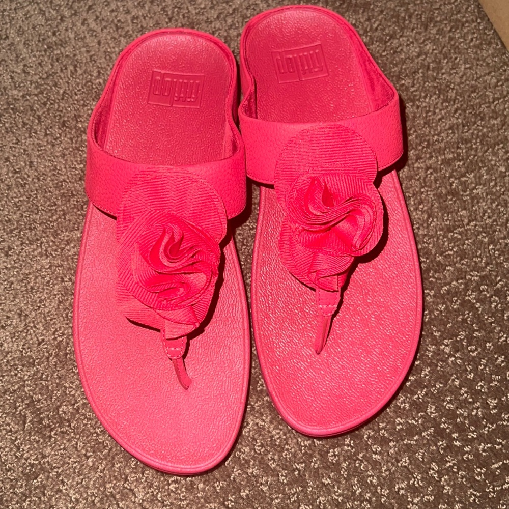 Fitflop Florrie  Toe-post Classic Red-New